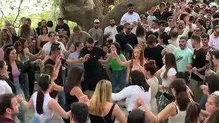 Greek panigiri dancing to Sin Boi. #mama