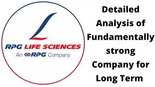 Detailed Company analysis of RPG Life Sciences Ltd. | Long Term Investing | Money Mountain |