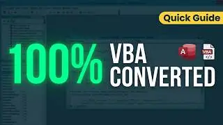 Access Tutorial: How to Convert Macros to VBA
