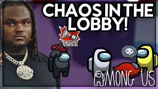 Tee Grizzly Plays Among Us: Total Chaos In The Lobby!