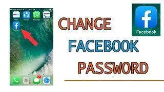 How to Change Facebook Password | iPhone