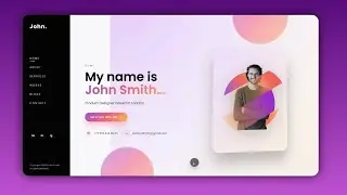#3 🔥Build A Responsive Portfolio Website Using HTML and CSS Only - Easy Tutorial | portfolio website