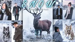 Winter Snow Preset - Lightroom Mobile Preset | Snow Preset Lightroom Mobile