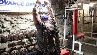 PowerBuilding DAY 34 & 35 - DEADLIFTS, TRAPS & DELTS | BICEPS & TRICEPS W/ CHAINS WORKOUT!