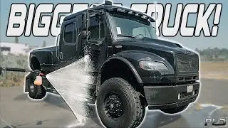 BIG BLACK TRUCK GETS A WASH