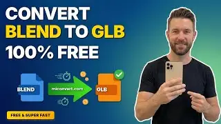 How to Convert BLEND to GLB FREE (Fast & No Quality Loss)