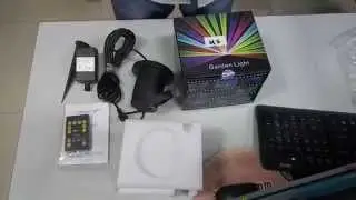 Tepoinn lluvia de estrellas láser luces de navidad unboxing y revisión