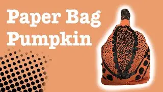 Dotted Pumpkin Paper Mache - Inspired by Yayoi Kusama's 