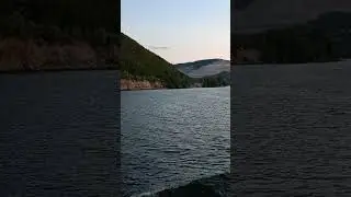 Volga and Zhiguli Mountains at sunset