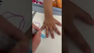 Duhan Yağız’ın elinin resimini çizdik #funny #cuteeeeee