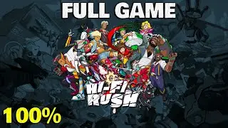 Hi-Fi RUSH100% Walkthrough Part 1 (Full Game) - All Collectibles