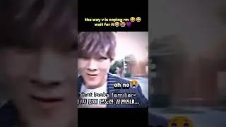 just v following the tiktok challenge 😭😂😅💜 #bts #funny #kpopidol #v #rm #kpopfunny #challenge