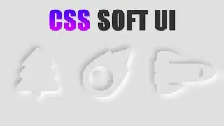 Neumorphism Icons in CSS