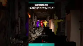 my weak ass playing horror games 