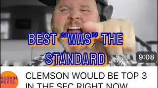 CLEMSON MAN BRAGGING ABOUT BRING LESS THAN