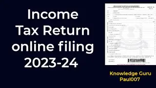 itr1 file online live I itr  2023-24 filing online I income tax return filing I itr