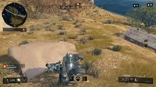 Blackout glitch through the ground.