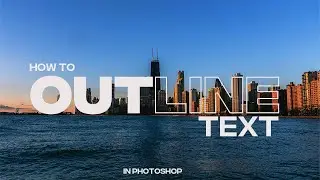 how to outline text in photoshop 2024.