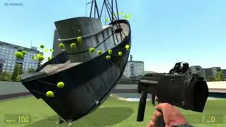 Garry's mod flying ship 2024 :D
