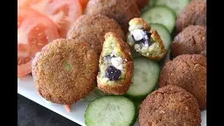 Feta stuffed falafel / فلافل محشية بجبنة الفيتا