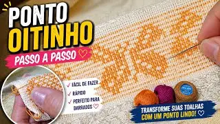 Como Bordar Ponto Oitinho - Diy