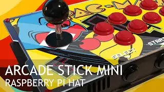 Raspberry Pi Arcade Stick Hat. Connect Buttons & Joystick over GPIO with Safe-Shutdown & PWM Fan