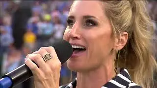 Stephanie Varone - KC Royals - National Anthem - 8.24.18