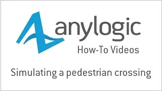 Simulating a pedestrian crossing