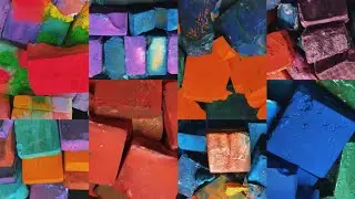Colourful Dyed Gymchalk Compilation 🧡🤍💜❤💛💚💙🖤🤎  #gymchalk #dyedgymchalkasmr #indiatheasmrchef