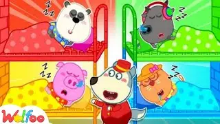Wolfoo Makes Colourful Bunk Beds and Pretends to Play in Toy Hotel|Wolfoo Friends & Family-Official|