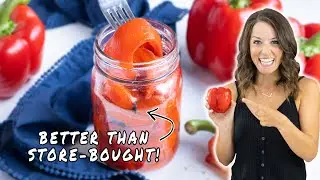 How to Make Roasted Red Peppers (1-Ingredient!)