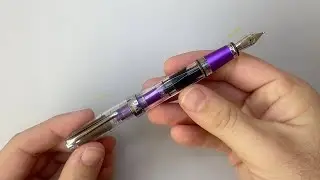 PURPLE TWSBI! Twsbi Diamond Mini AL Grape Fountain Pen Review