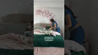 mornings living alone #livingalone #cleaningmotivation #coffeelovers #dailylife #vlog #cherryblossom