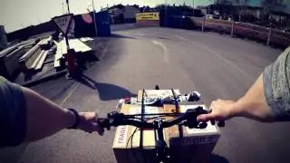 Deliveries in Darlington by BULLITT Cargo Bike! GoPro 5 & Quik Edit