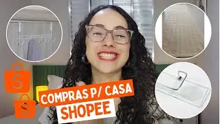 COMPRINHAS na SHOPEE para CASA | Aline Nogueira