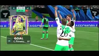Cristiano Ronaldo Final Moment Shoot | Ea sports gaming challenge #easportsfc #fcmobile #foryou 