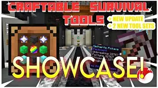 Minecraft: CRAFTABLE SURVIVAL TOOLS! (INSANELY OP ENCHANTMENTS!) - Marketplace Showcase