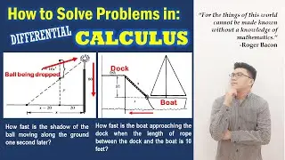 How to solve problems involving Differential Calculus