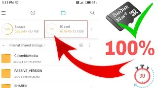 SD Card Not Showing In File Manager | How To Solve Memory Card Issue | SD Card Curropted Solution