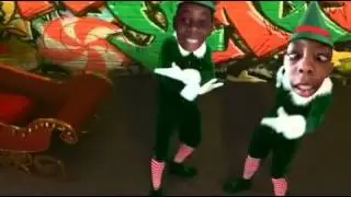 Brother and sister elf yourselves dance