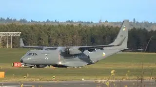 IRISH AIR CORPS CASA 295  | NEWCASTLE AIRPORT PLANESPOTTING 4K