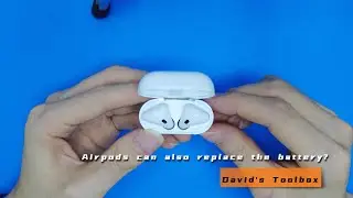 Airpods headphones battery does not last anymore? Then replace the battery to bring it back to life!