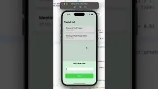 📝 iOS Task Manager with FXSwipeAction Package & Floating Add Button – SwiftUI Tutorial