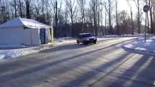 Ваз 2109 дрифт зимой -30