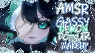 Gassy Demon does your makeup [ASMR]