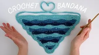 Makin' Waves Crochet Bandana Pattern (Kerchief)