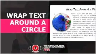 How to Wrap Text Around Circle Shape using HTML and CSS  | CSS Text Effect | 
