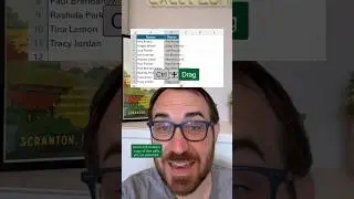 Excel tip for moving data around with your mouse #workhacks #exceltips #excel