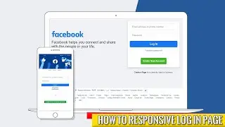 How to Responsive Facebook Log InPage with html & CSS|Easy Method 2021 for Beginners. BanglaTutorial