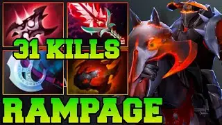 Rampage + Ultra Kills + 31 Kills Chaos Knight Dota 2 Safelane !! CK Dota 2 Gameplay Item Build 7.36